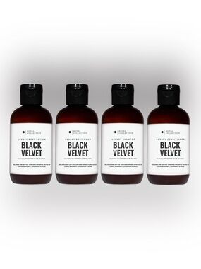 Black Velvet - Luxury SET of 4 travel body care